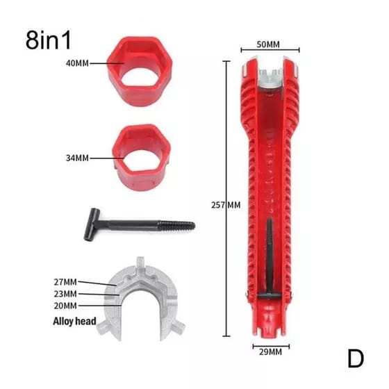 La Herramienta 8-en-1 que Termina con las Pesadillas de Fontanería.