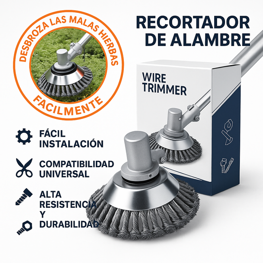 Recortador de alambre para cortacesped