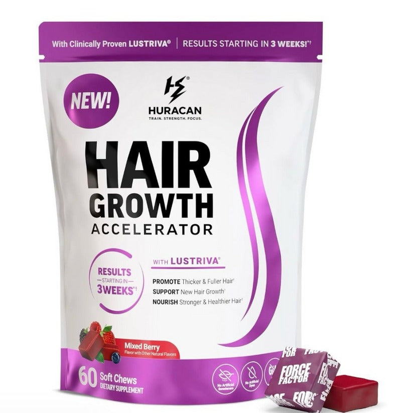 Masticables suaves para el crecimiento del cabello